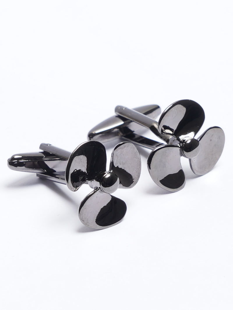 Dark Grey Designer Cufflink (CUFFLINK-724)