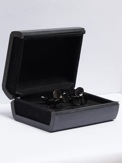 Dark Grey Designer Cufflink (CUFFLINK-724)