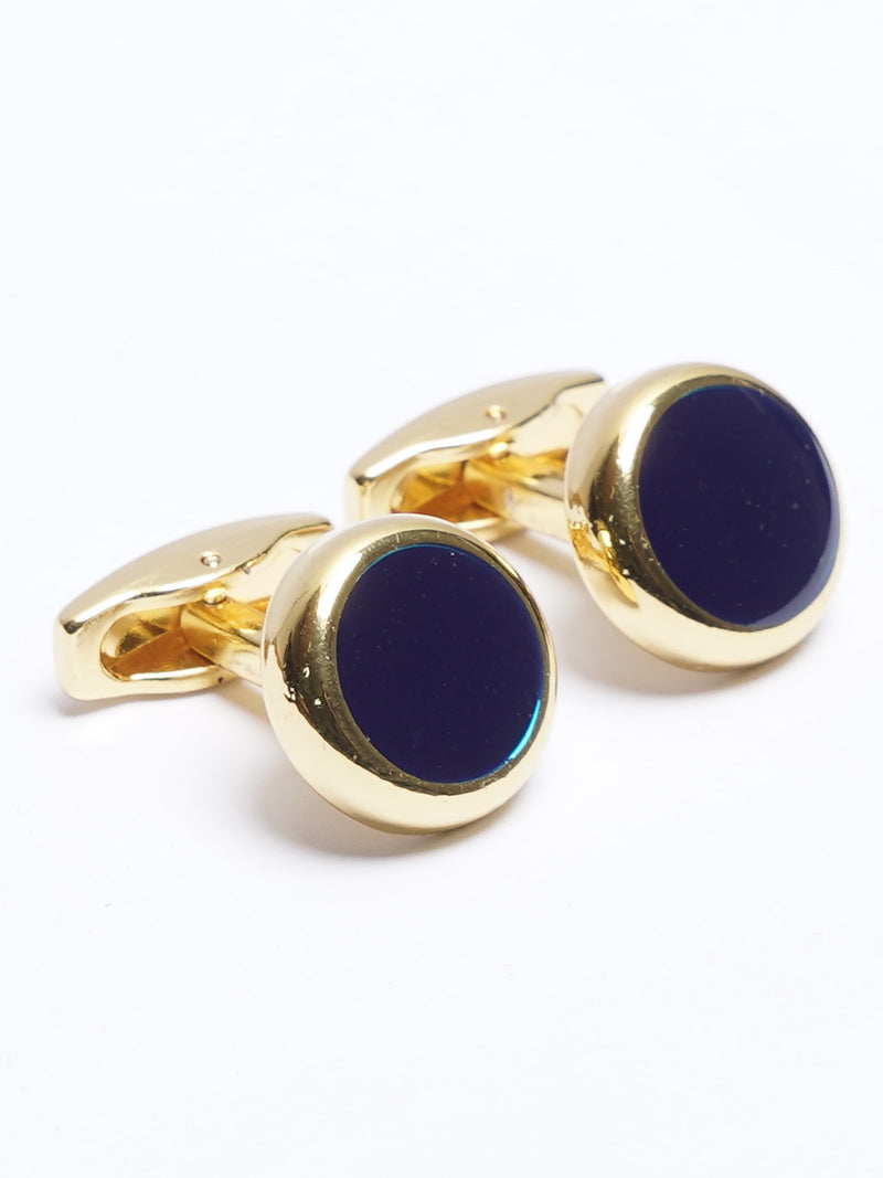 Golden Contrast Designer Cufflink (CUFFLINK-726)