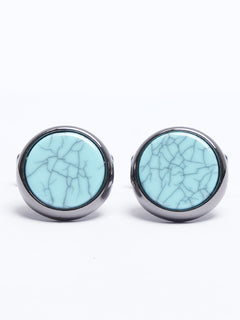 Grey Contrast Designer Cufflink (CUFFLINK-728)