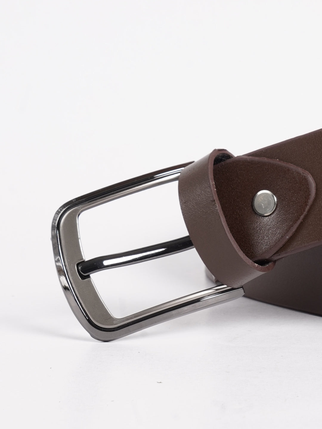 Brown Plain Leather Belt (BELT-731)