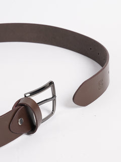 Brown Plain Leather Belt (BELT-731)