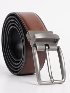 Light Brown Plain Leather Belt (BELT-732)