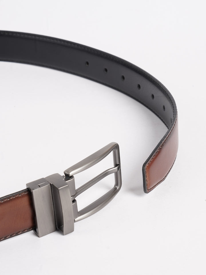 Light Brown Plain Leather Belt (BELT-732)