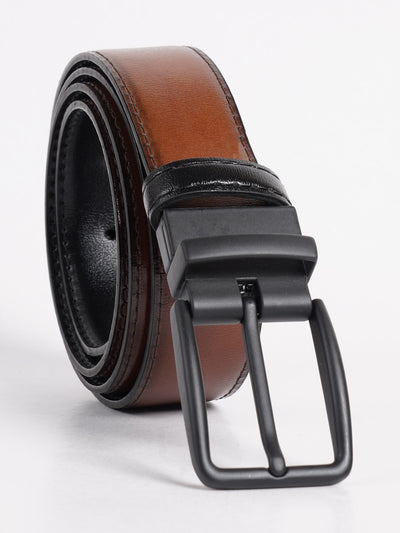 Light Brown Plain Leather Belt (BELT-735)