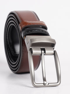 Light Brown Plain Leather Belt (BELT-736)