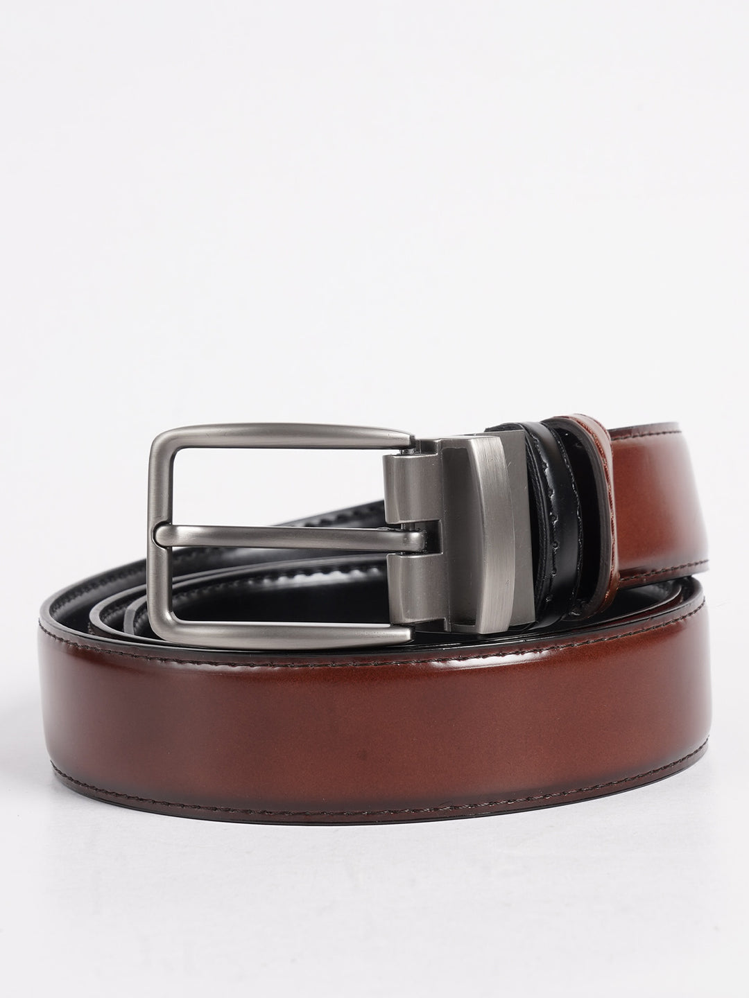 Light Brown Plain Leather Belt (BELT-736)