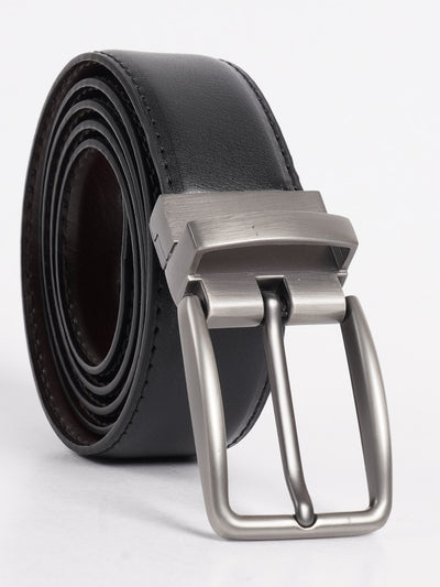 Dark Brown Plain Leather Belt (BELT-737)