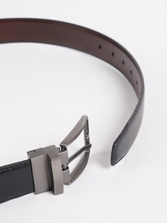 Dark Brown Plain Leather Belt (BELT-737)