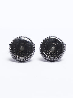 Black Contrast Designer Cufflink (CUFFLINK-738)