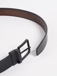 Light Brown Textured Leather Belt (BELT-738)