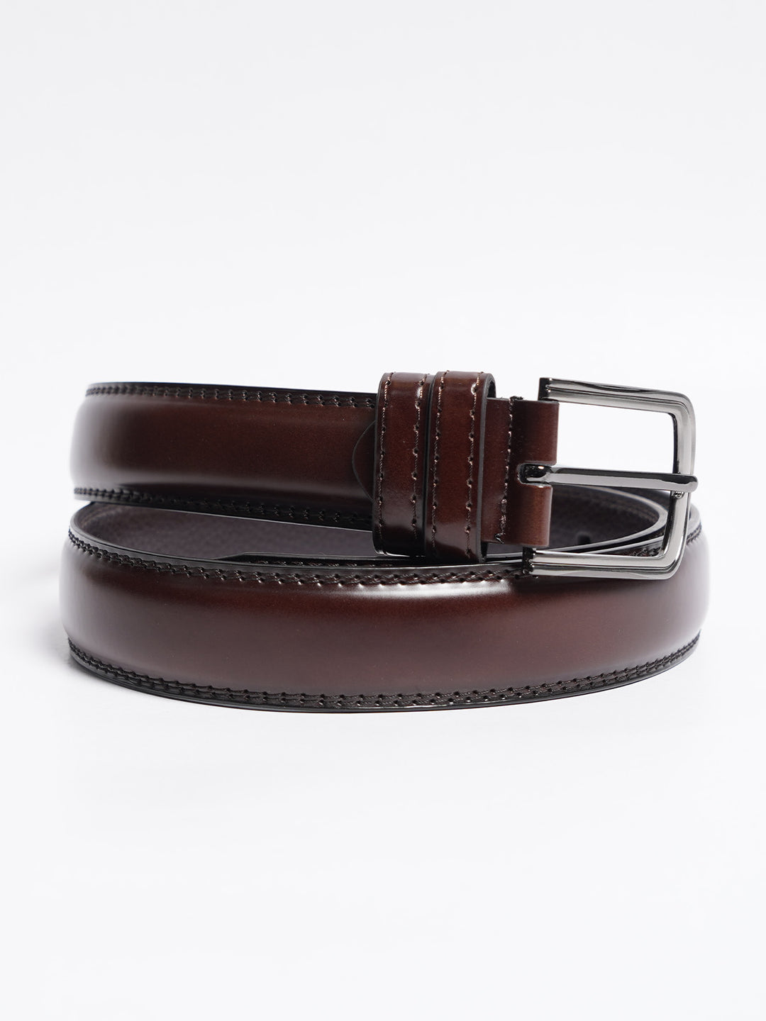 Light Brown Plain Leather Belt (BELT-753)