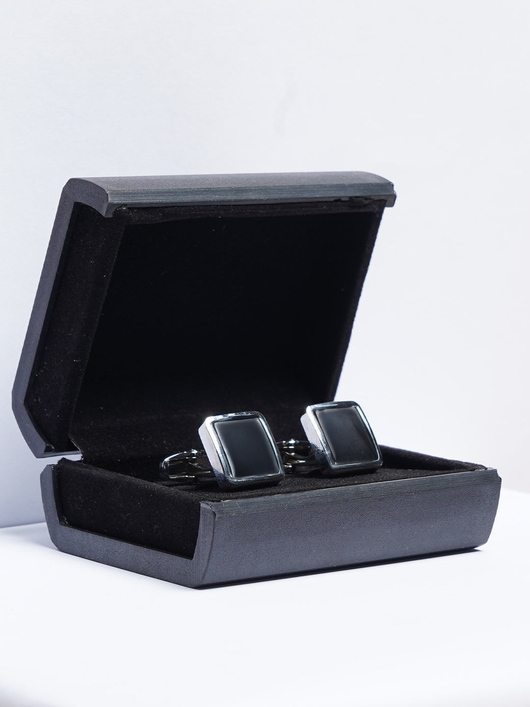 Silver Contrast Designer Cufflink (CUFFLINK-760)