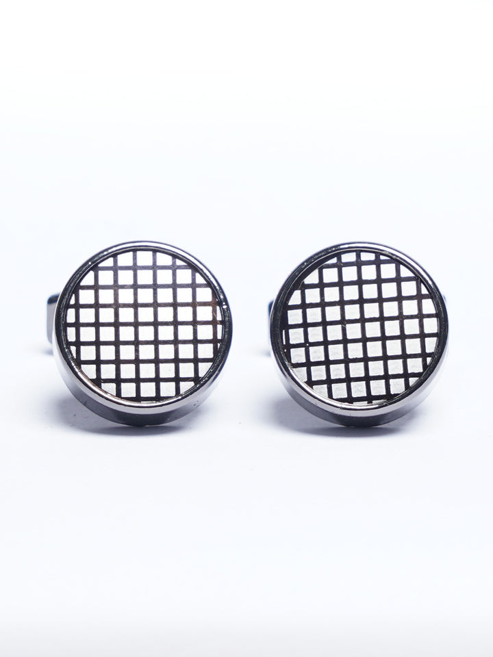 Black Contrast Designer Cufflink (CUFFLINK-763)