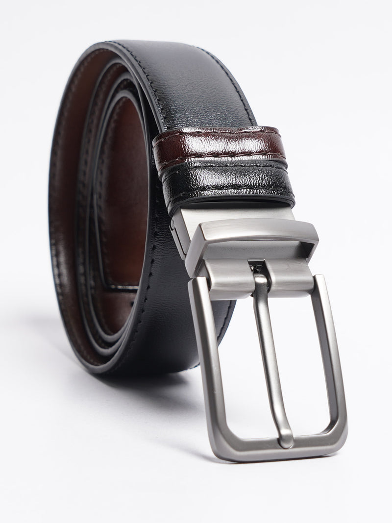 Dark Brown Plain Leather Belt (BELT-765)