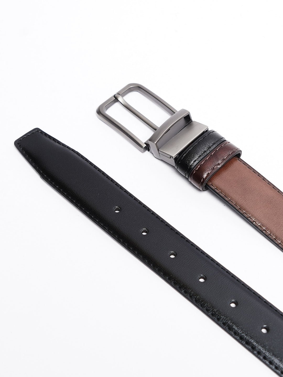 Dark Brown Plain Leather Belt (BELT-765)