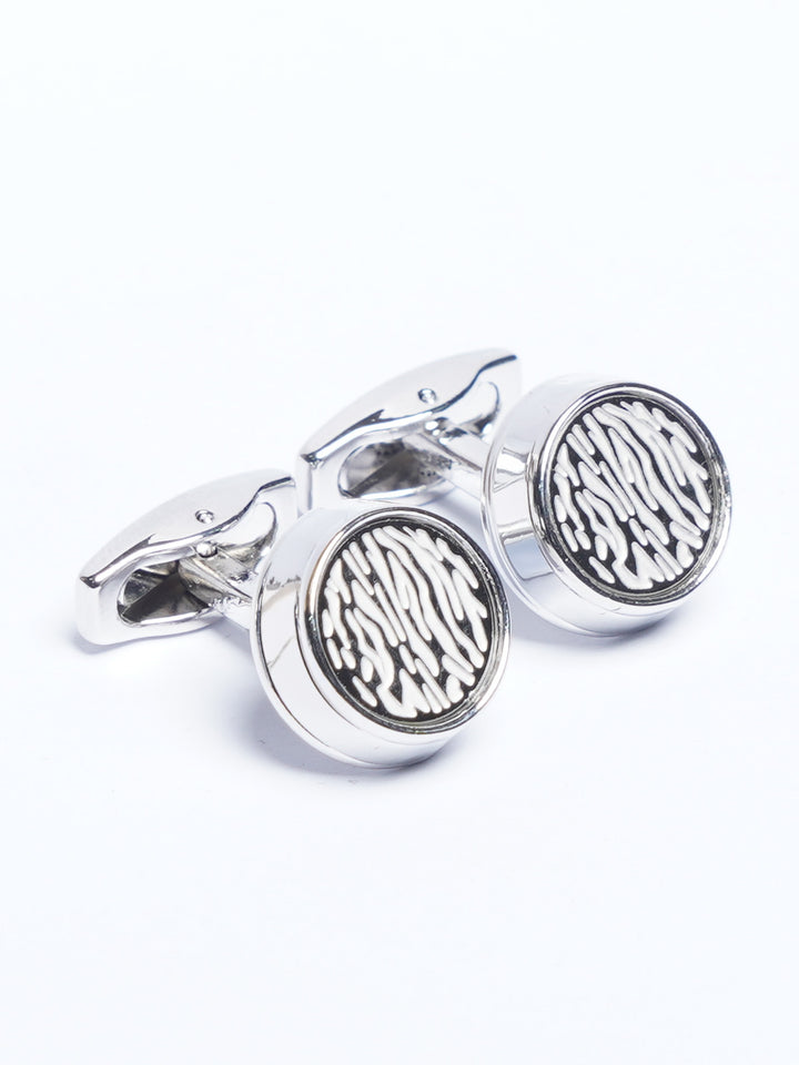 Silver Designer Cufflink (CUFFLINK-767)