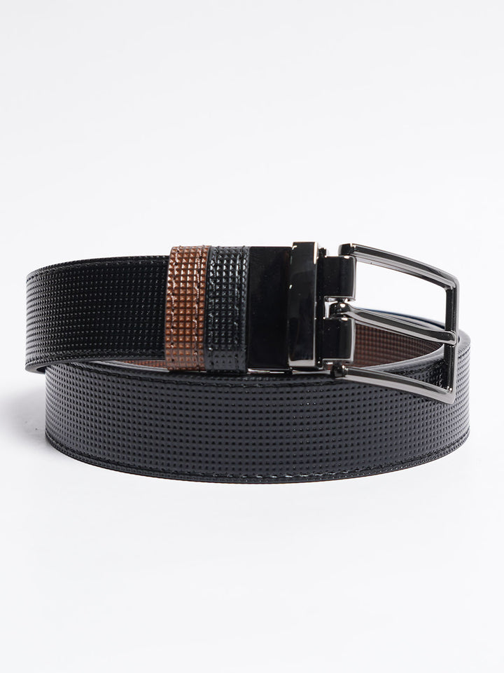 Light Brown Textured Leather Belt (BELT-767)