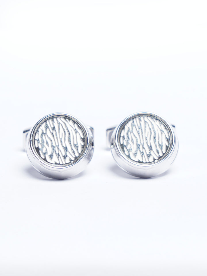 Silver Designer Cufflink (CUFFLINK-767)