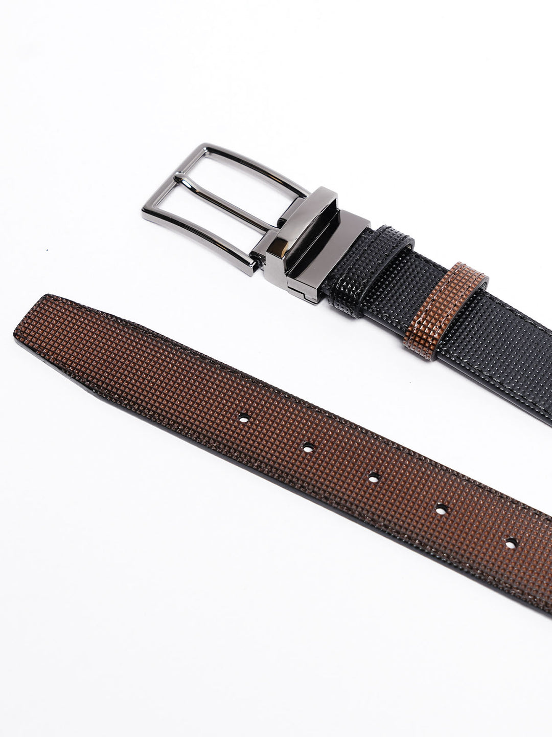 Light Brown Textured Leather Belt (BELT-767)