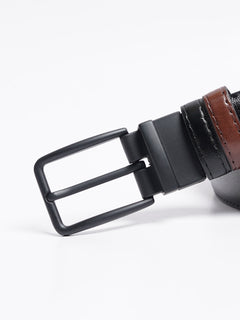 Dark Brown Plain Leather Belt (BELT-772)