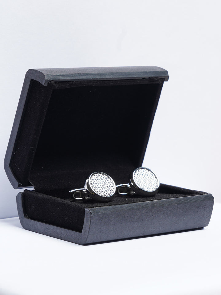 Silver Designer Cufflink (CUFFLINK-772)