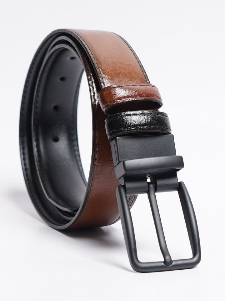 Light Brown Plain Leather Belt (BELT-773)