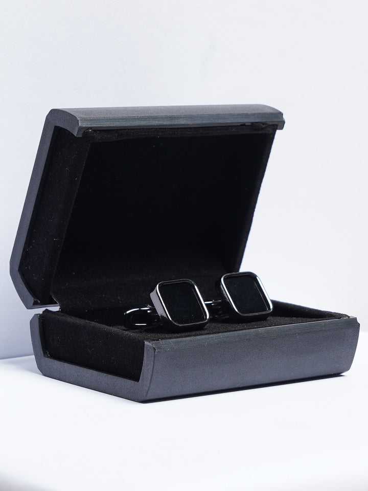 Black Designer Cufflink (CUFFLINK-773)