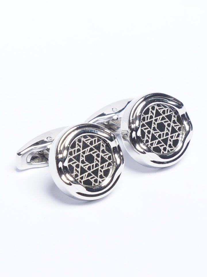 Silver Designer Cufflink (CUFFLINK-774)