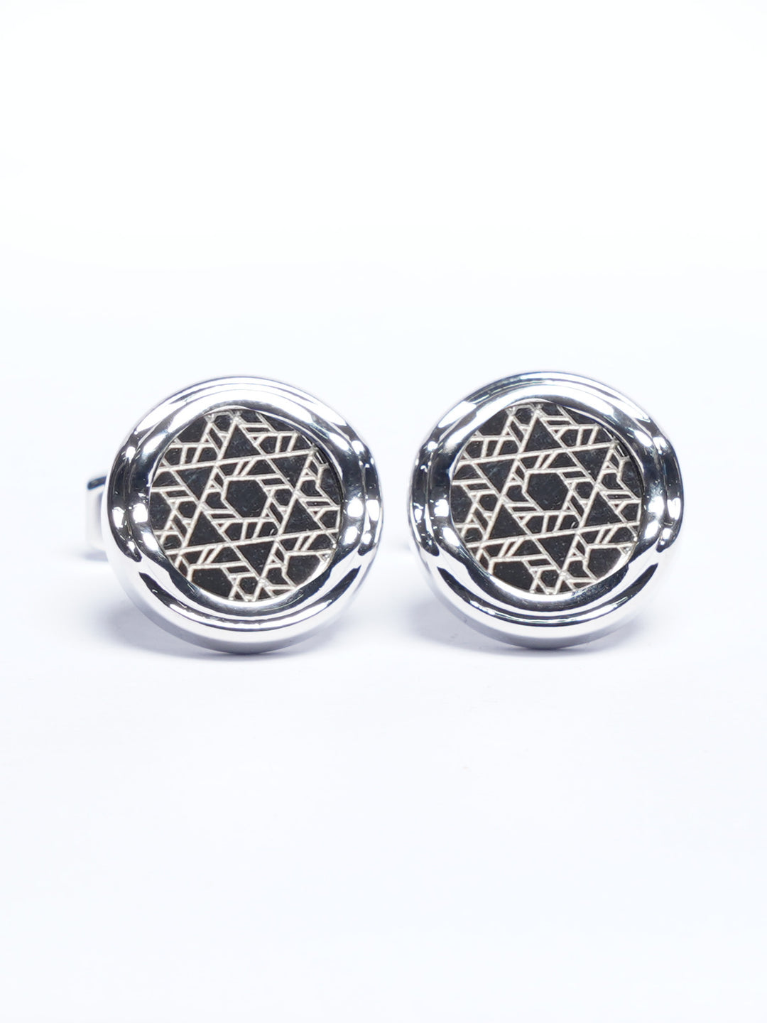 Silver Designer Cufflink (CUFFLINK-774)