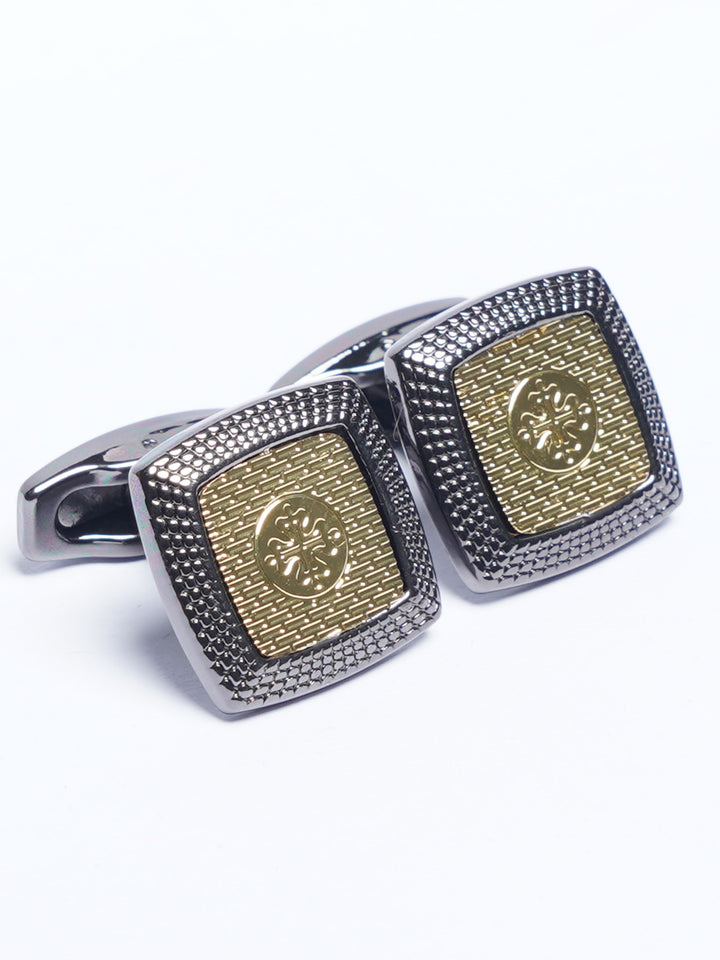 Black Contrast Designer Cufflink (CUFFLINK-775)