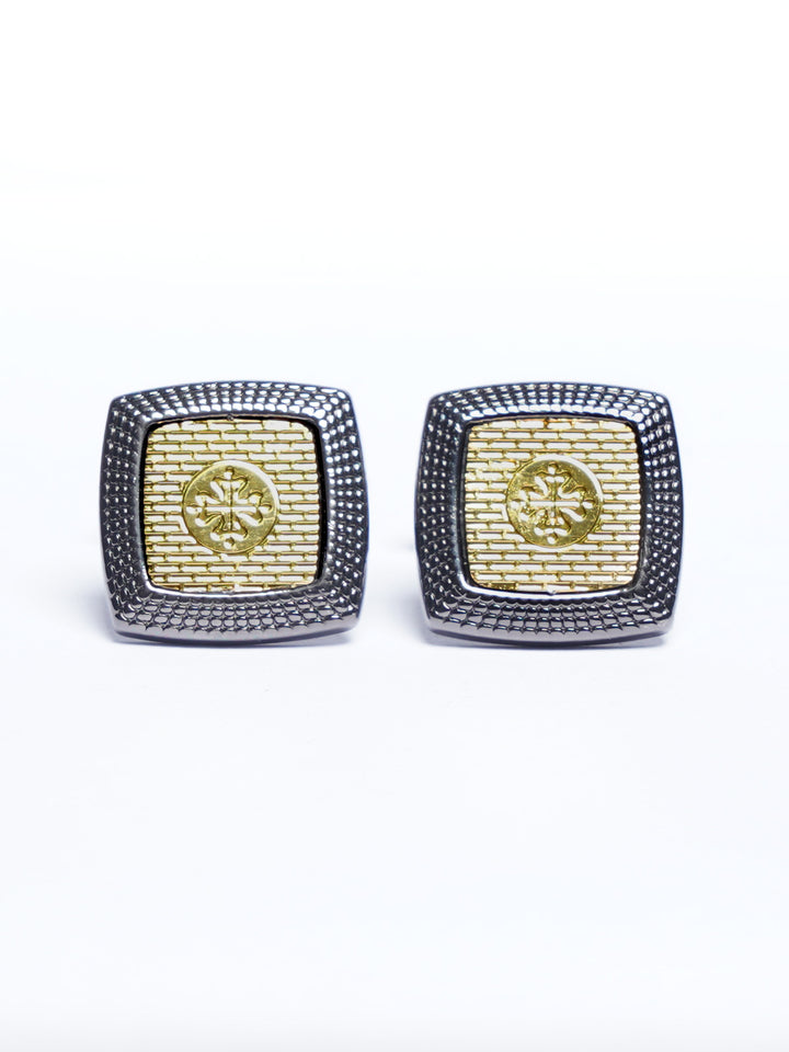 Black Contrast Designer Cufflink (CUFFLINK-775)