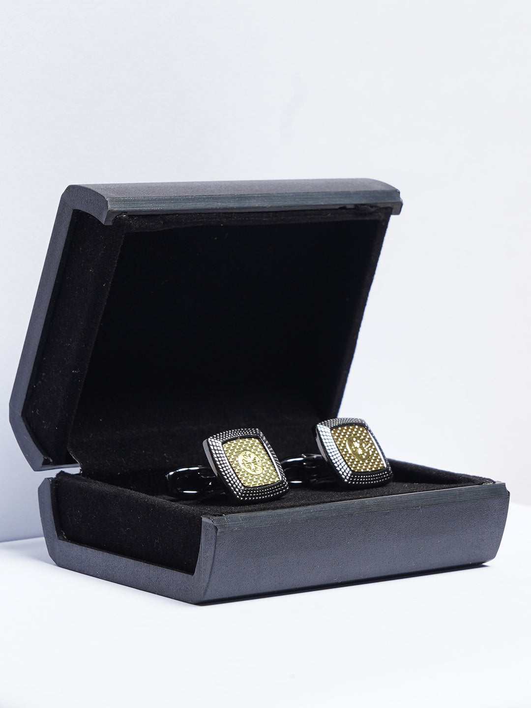 Black Contrast Designer Cufflink (CUFFLINK-775)