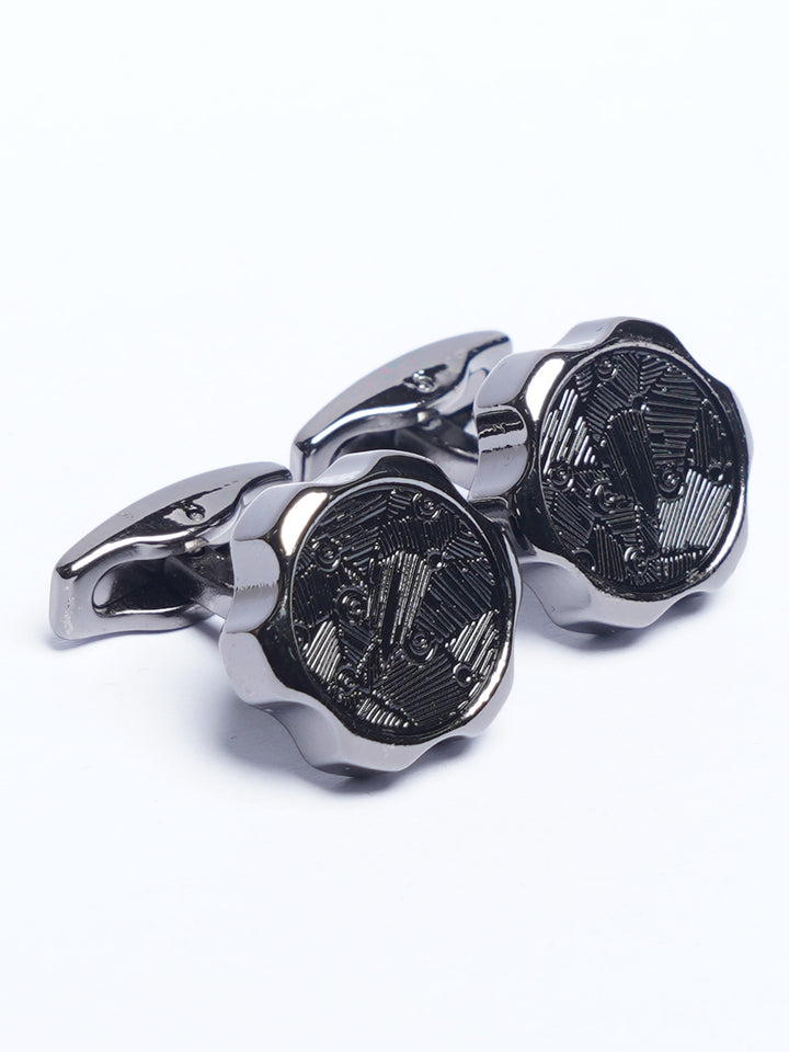 Black Designer Cufflink (CUFFLINK-778)