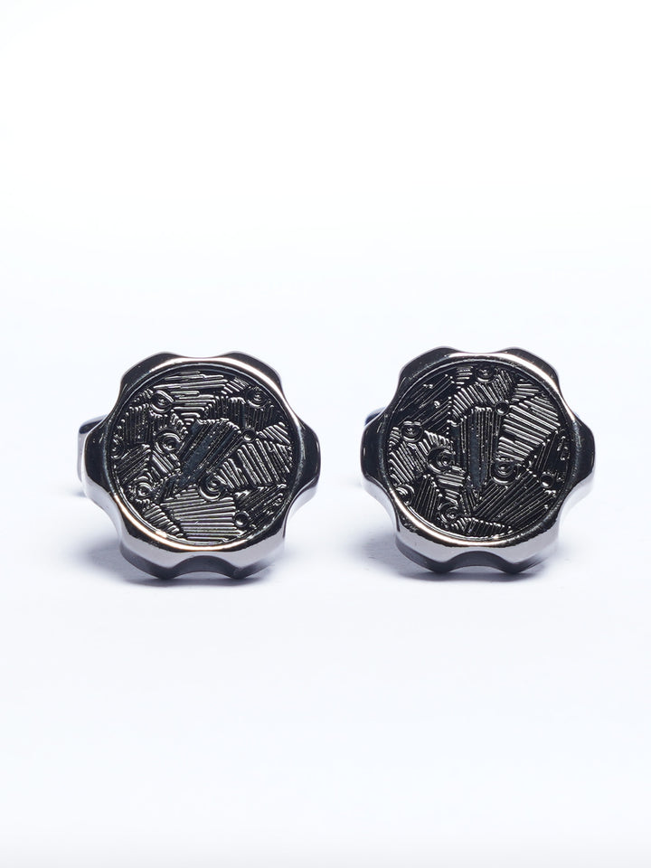 Black Designer Cufflink (CUFFLINK-778)