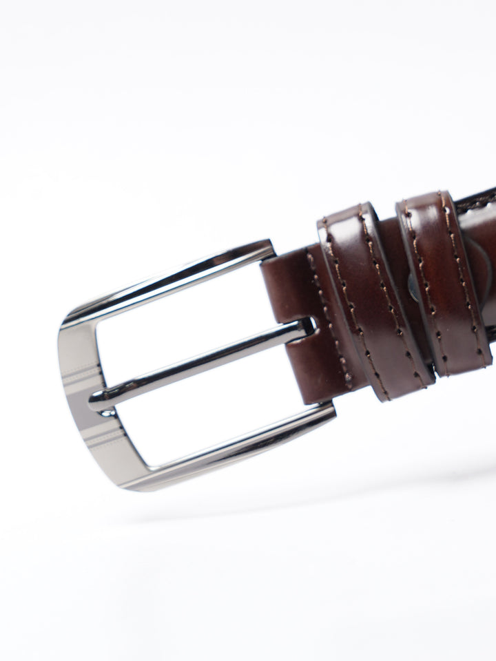 Dark Brown Leather Belt (BELT-778)