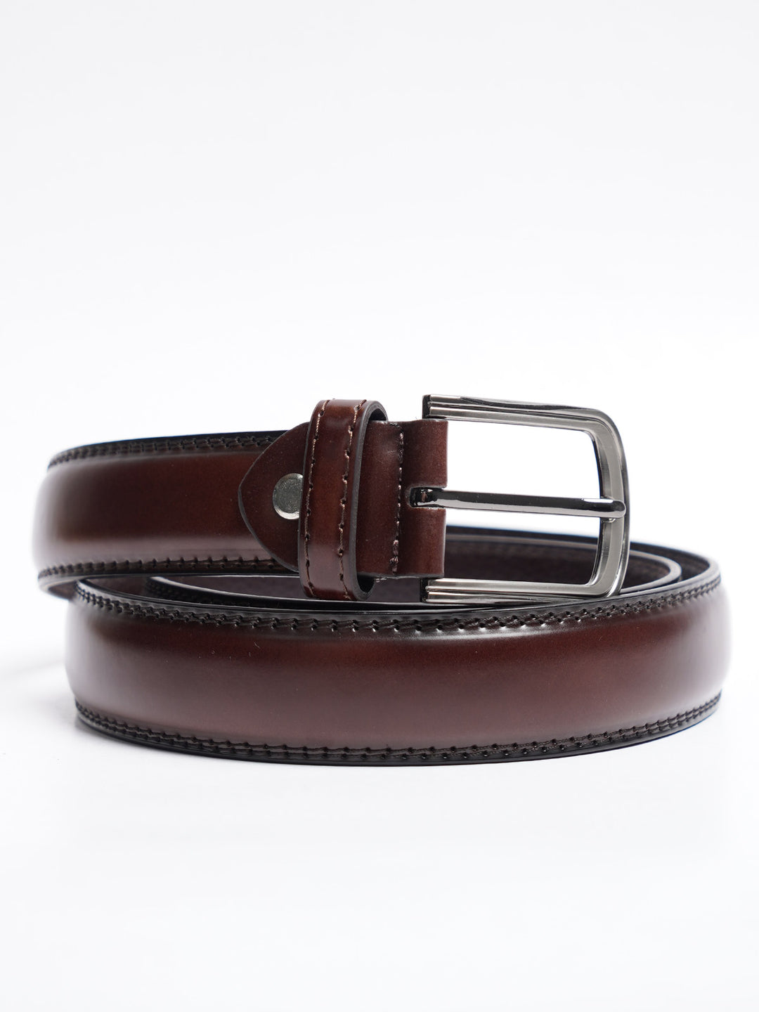 Dark Brown Leather Belt (BELT-779)