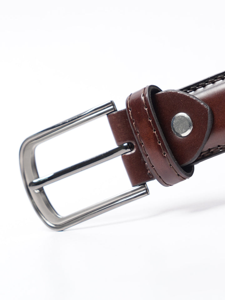 Dark Brown Leather Belt (BELT-779)