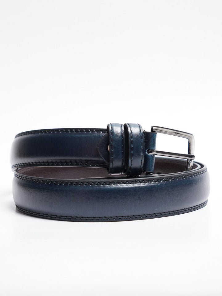 Dark Blue Leather Belt (BELT-780)