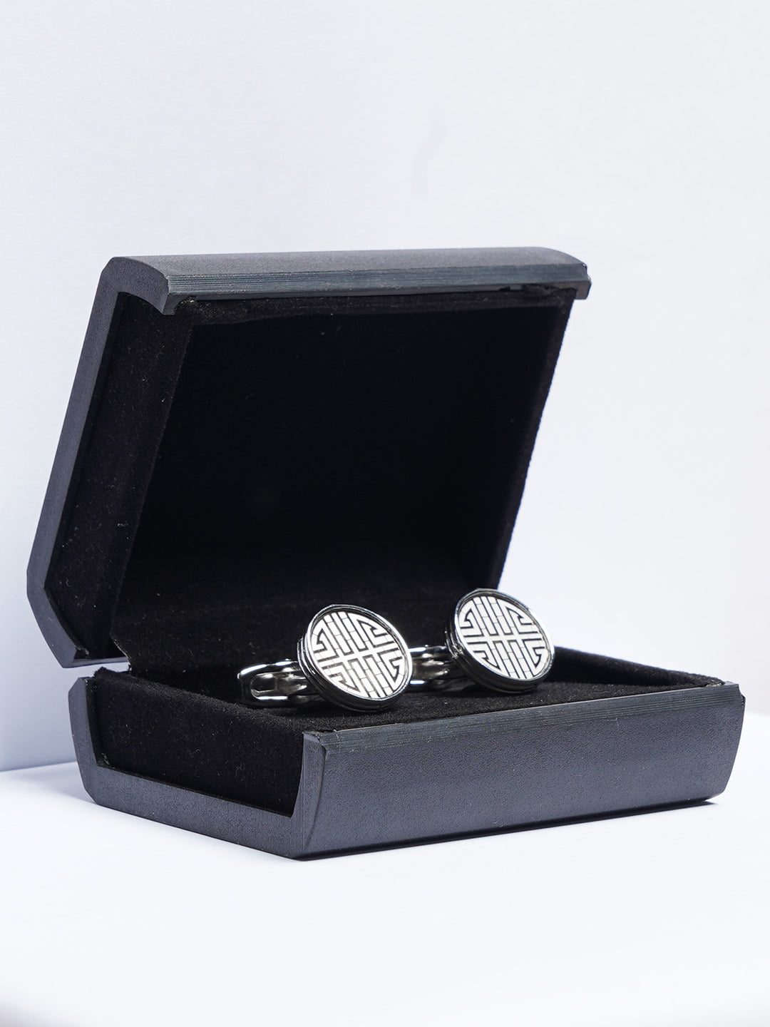 Silver Designer Cufflink (CUFFLINK-780)