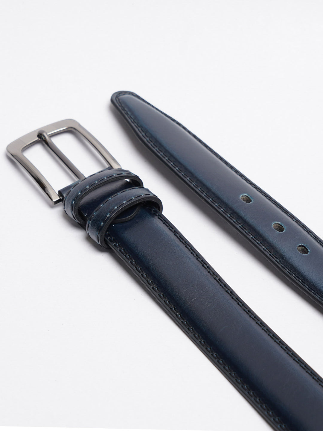 Dark Blue Leather Belt (BELT-781)