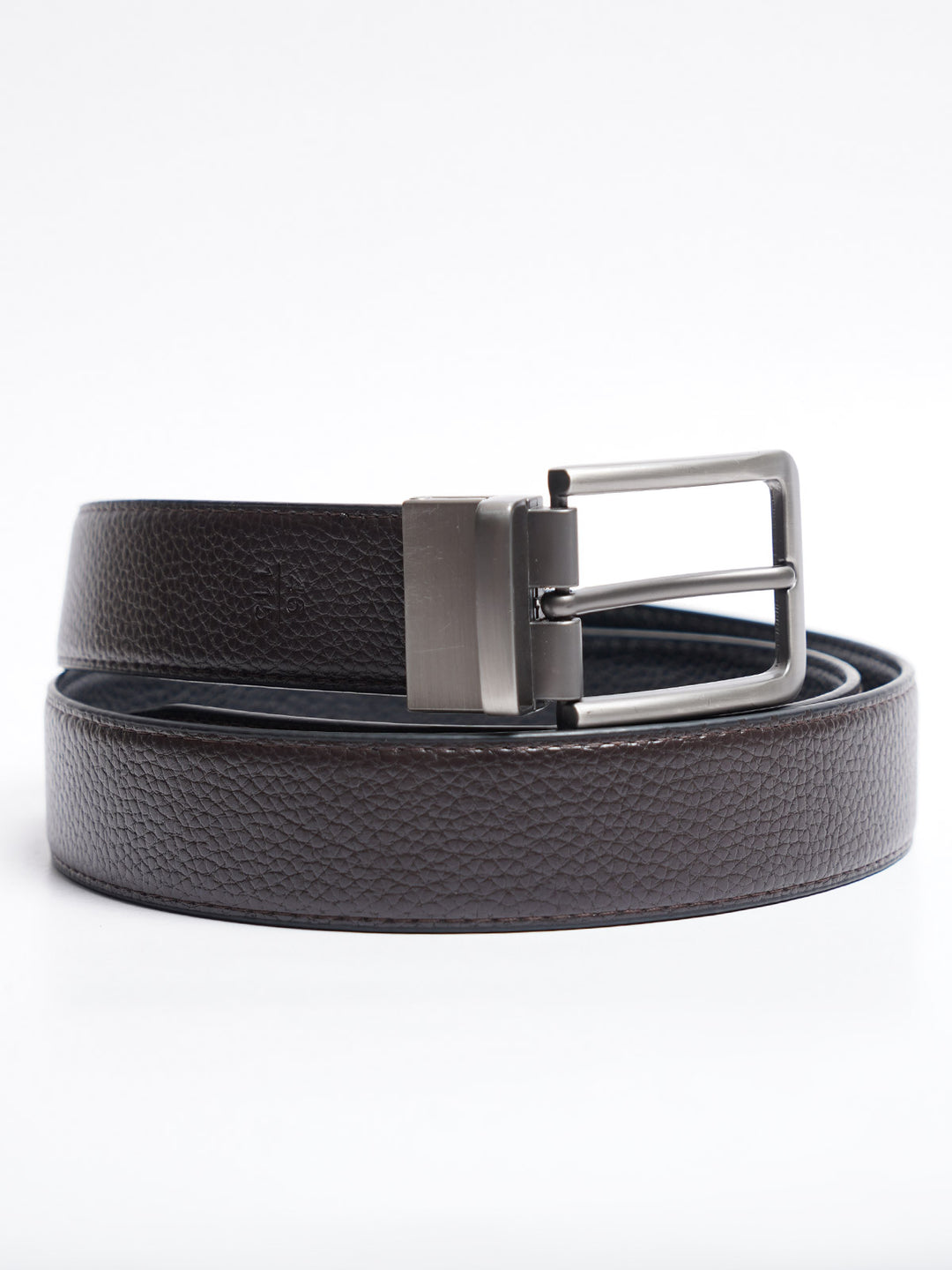 Black Reversible Leather Belt (BELT-782)