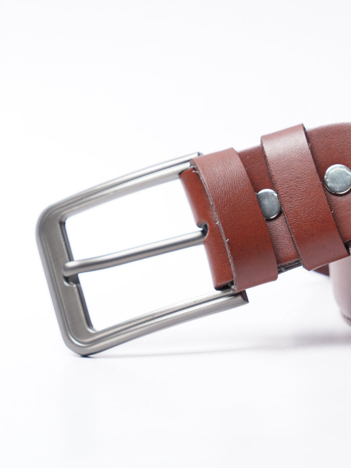 Light Brown Leather Belt (BELT-783)