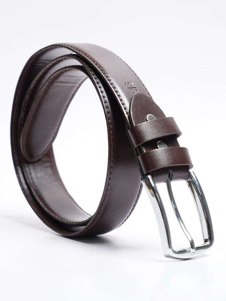 Dark Brown Leather Belt (BELT-784)