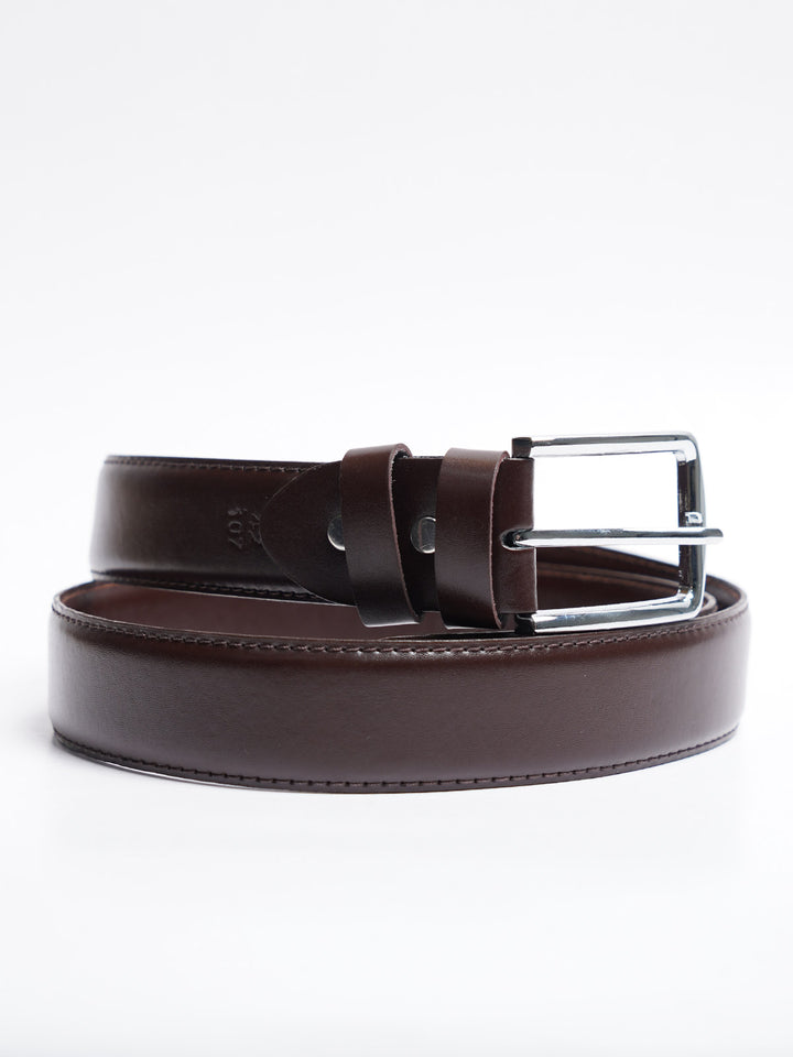 Dark Brown Leather Belt (BELT-784)