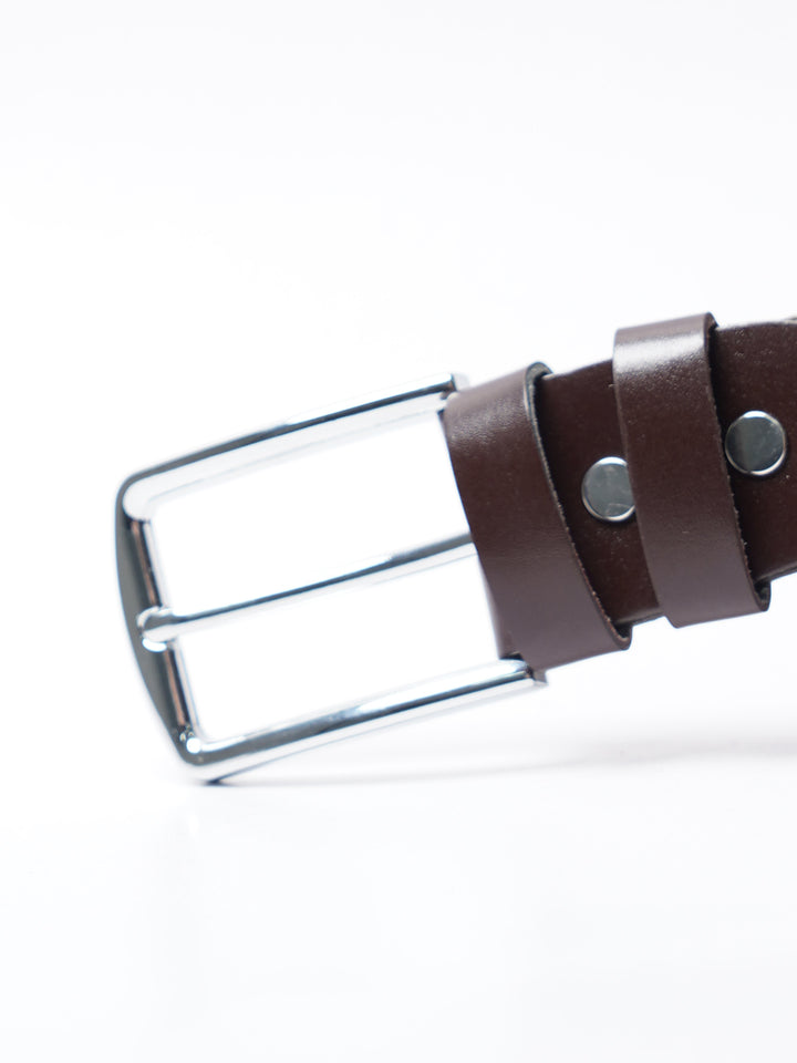 Dark Brown Leather Belt (BELT-784)