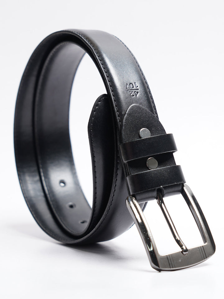 Black Leather Belt (BELT-785)