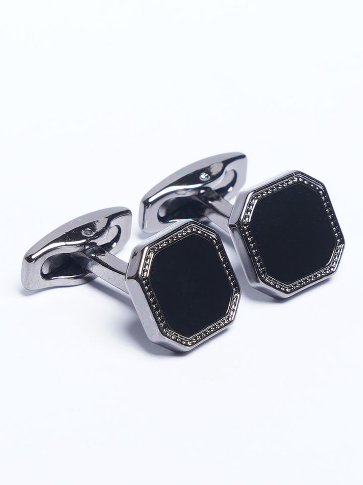 Black Designer Cufflink (CUFFLINK-788)