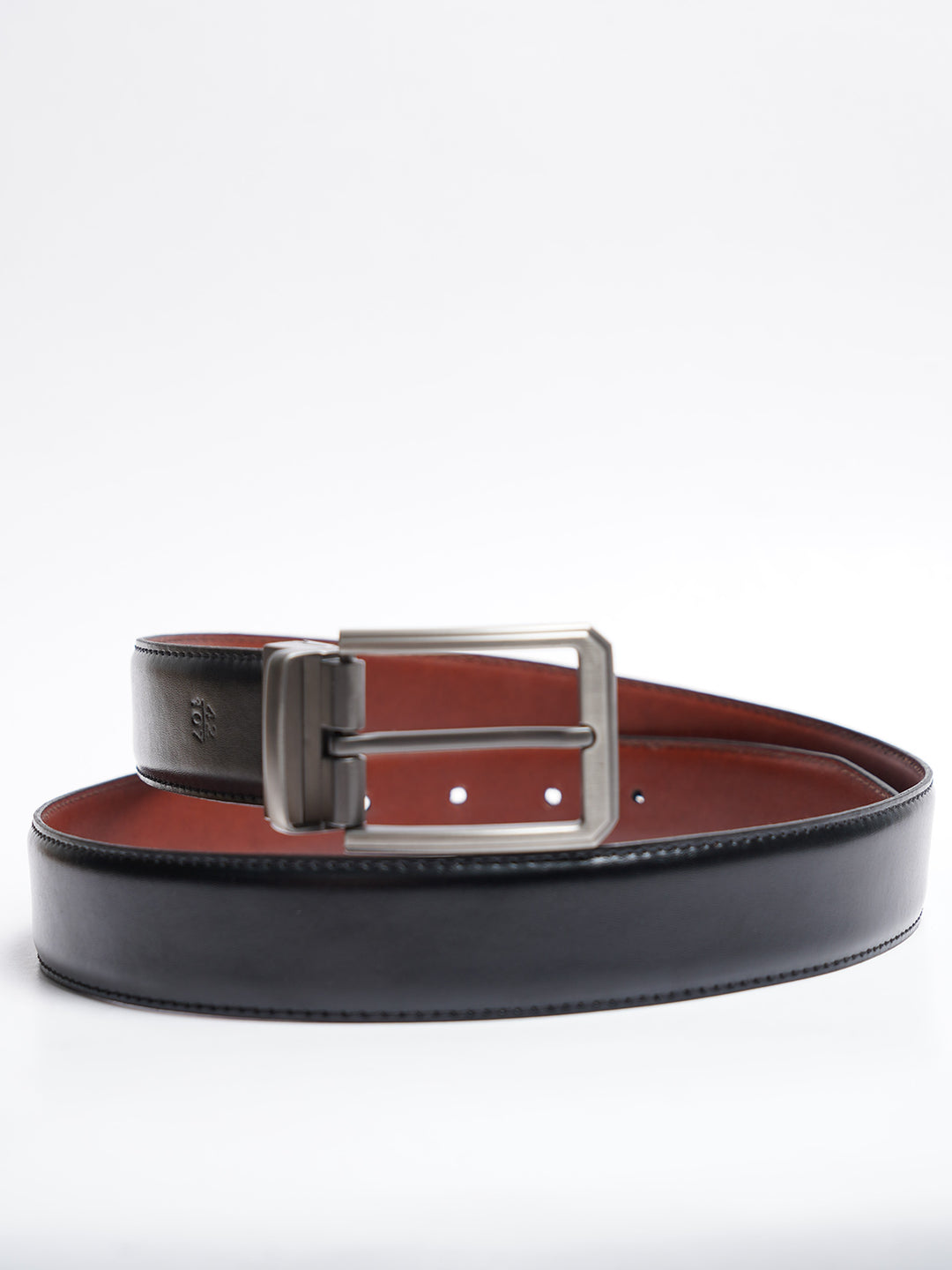 Light Brown & Black Reversible Leather Belt (BELT-788)