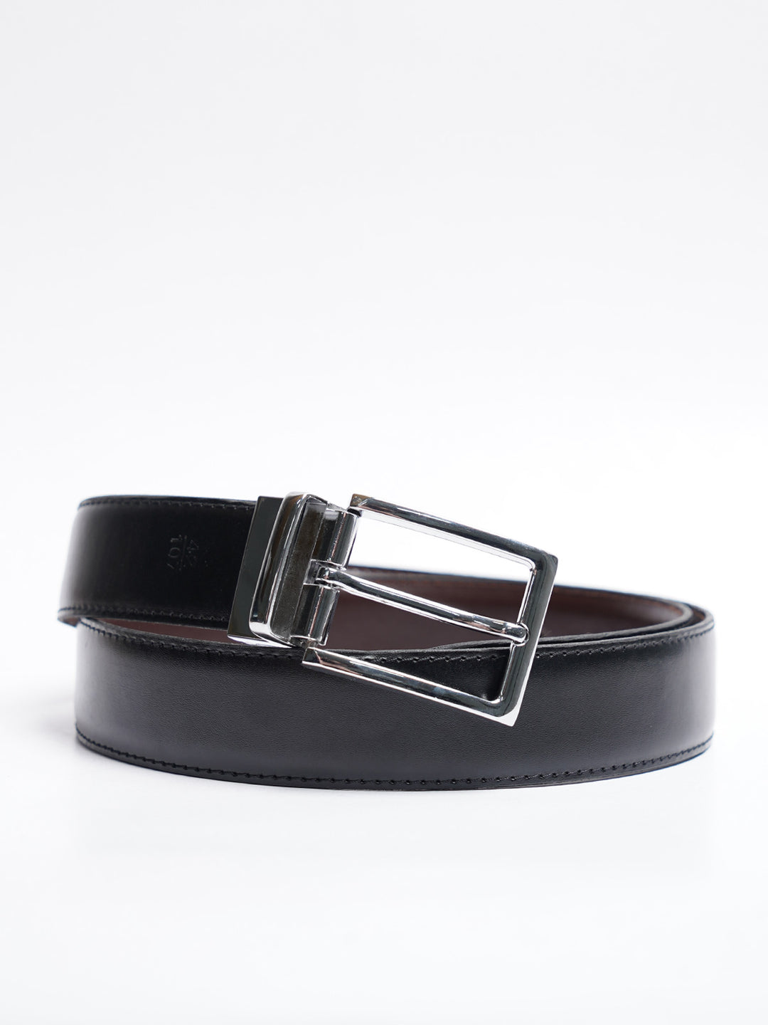 Dark Brown & Black Reversible Leather Belt (BELT-790)